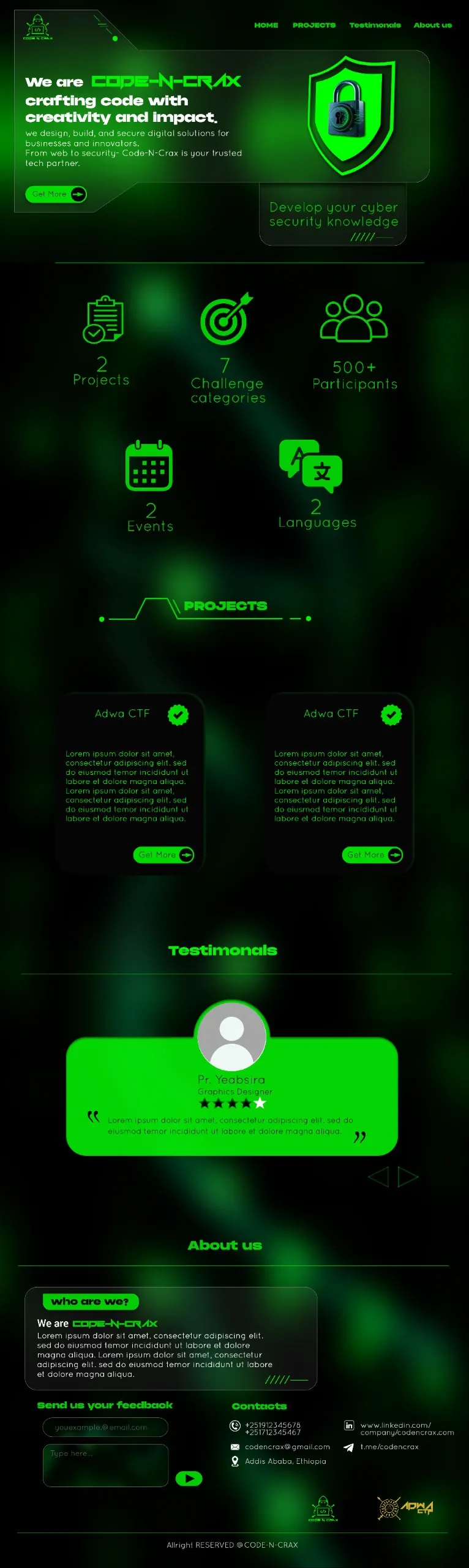 Web Design Project